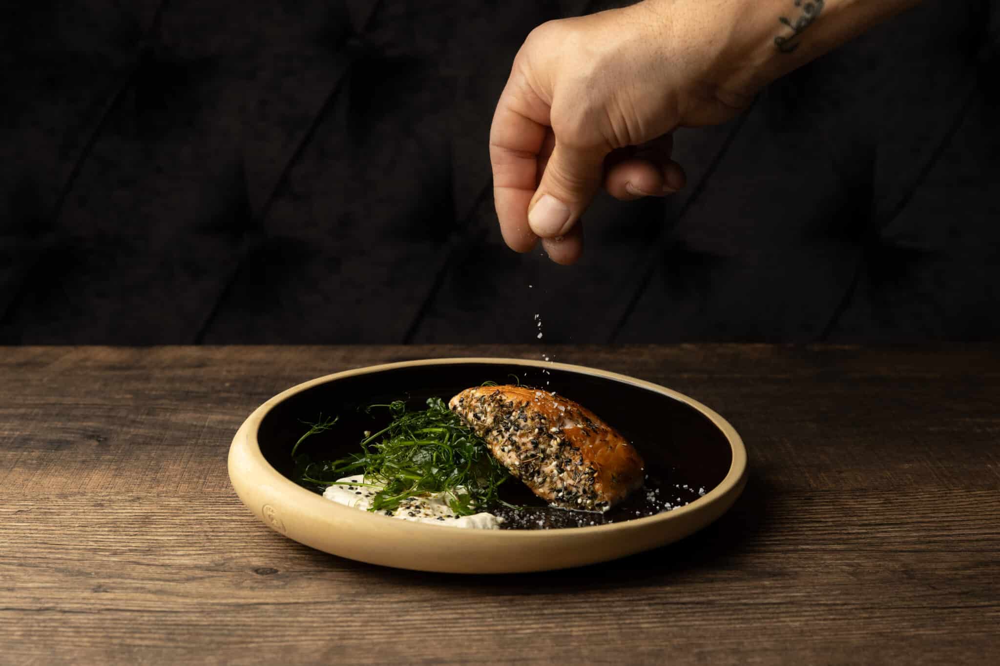 Za’atar Crusted Salmon - Skuna Bay